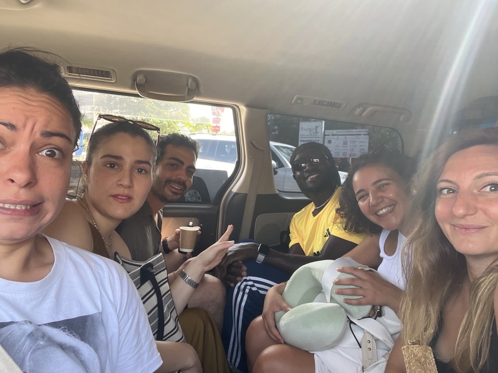 Trajet de l'équipe pendant la mission en Tanzanie